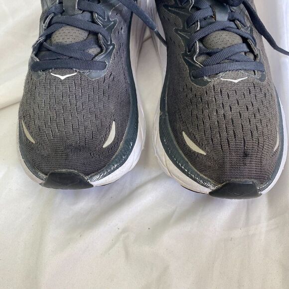 Hoka One One Clifton 8 Black BWHT 1119394 Women’s Size 7 B Running Shoes - Picture 3 of 12